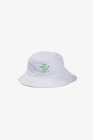 [ Maniac Golf ]Maniac Golf Cooling Bucket Hat_ Cooling Bucket Hat WHITE