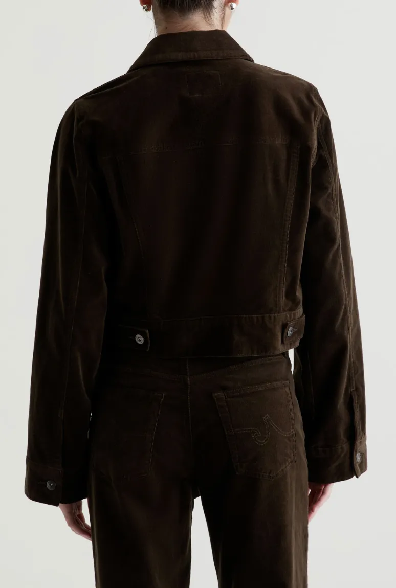 AG ISA CROPPED TRUCKER JACKET