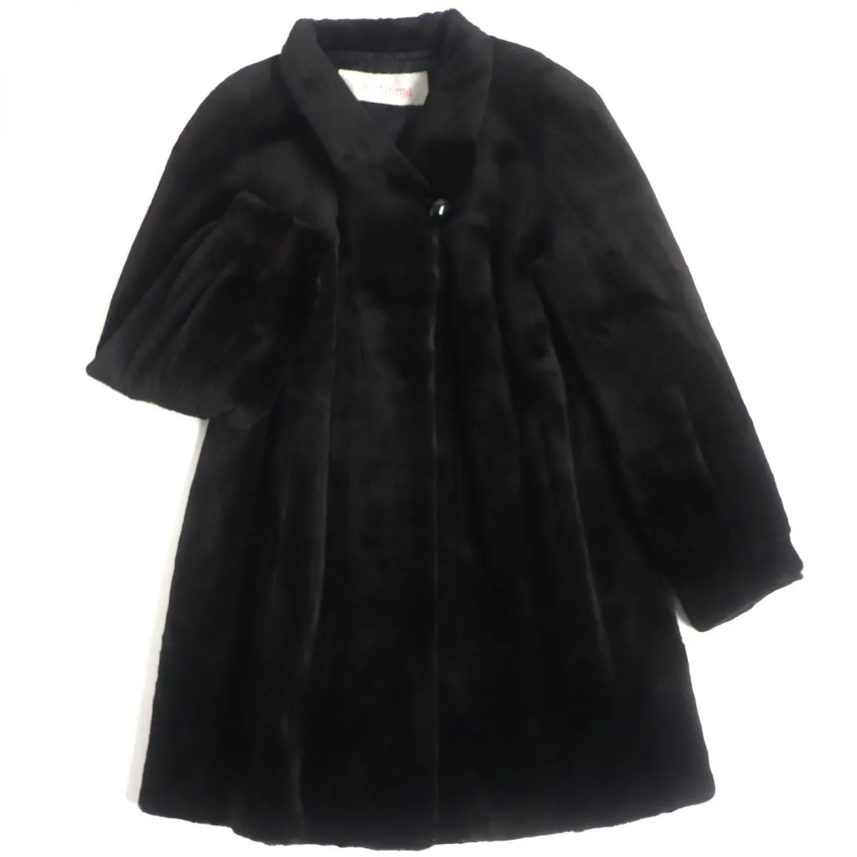 Altima MINK Fur Coat Dark Brown Size 13-15