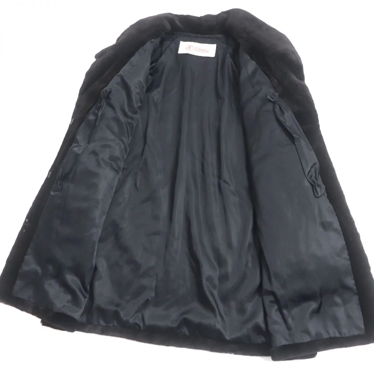 Altima MINK Fur Coat Dark Brown Size 13-15