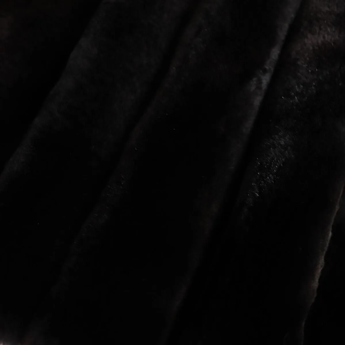 Altima Mink Real Fur Coat Dark Brown