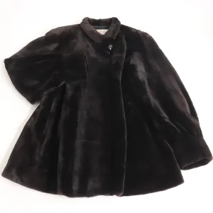Altima MITSUKOSHI Mink Fur Coat, Dark Brown, F