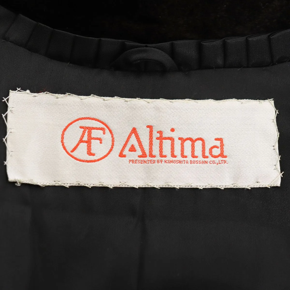 Altima MITSUKOSHI Mink Fur Coat, Dark Brown, F