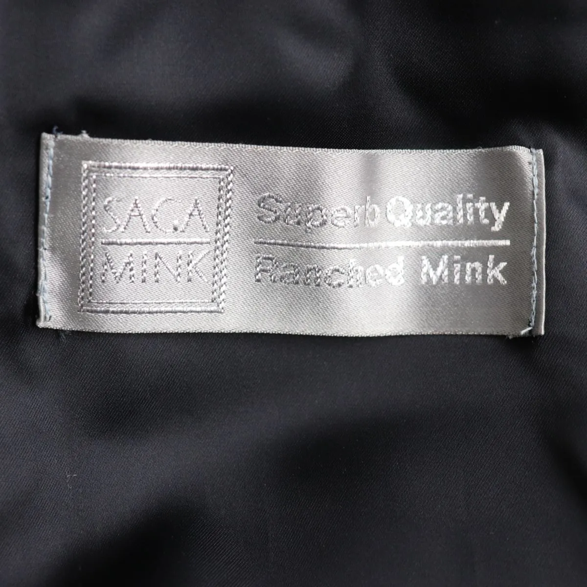 Altima SAGA Mink Fur Coat, Dark Navy, F