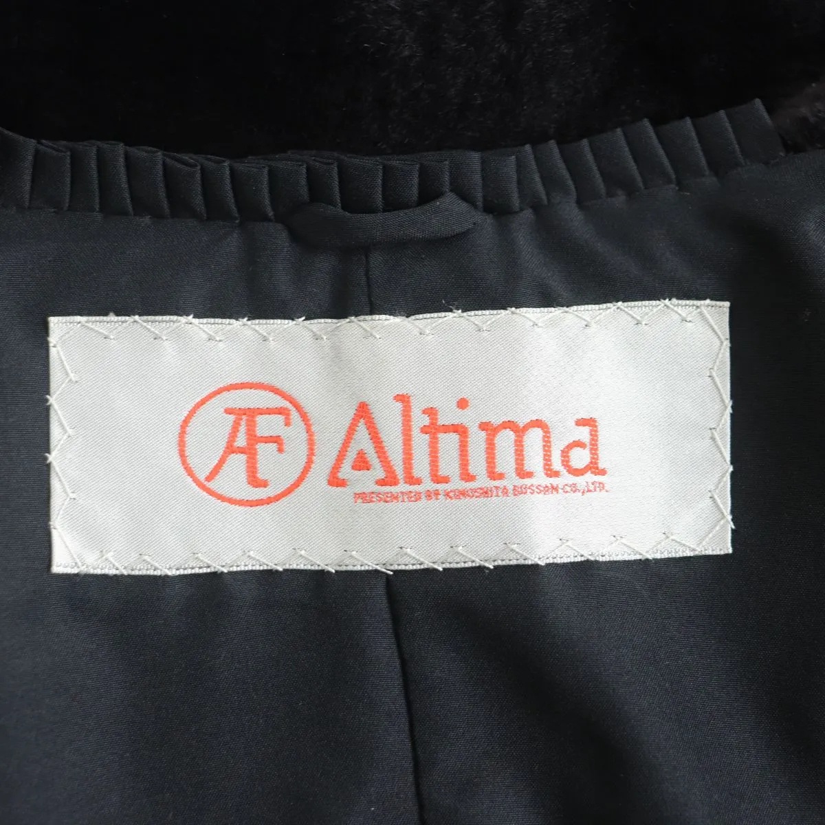 Altima SAGA Sheared Mink Fur Coat, Dark Brown, F