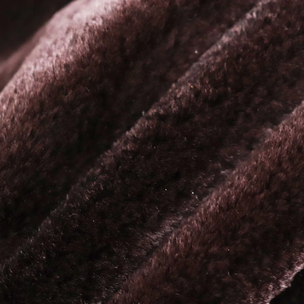 Altima Saga Sheared Mink Fur Coat, Dark Brown