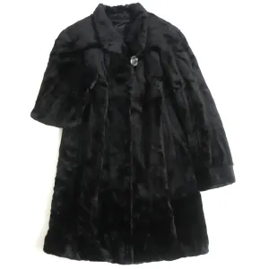 American Ultra Mink Real Fur Long Coat