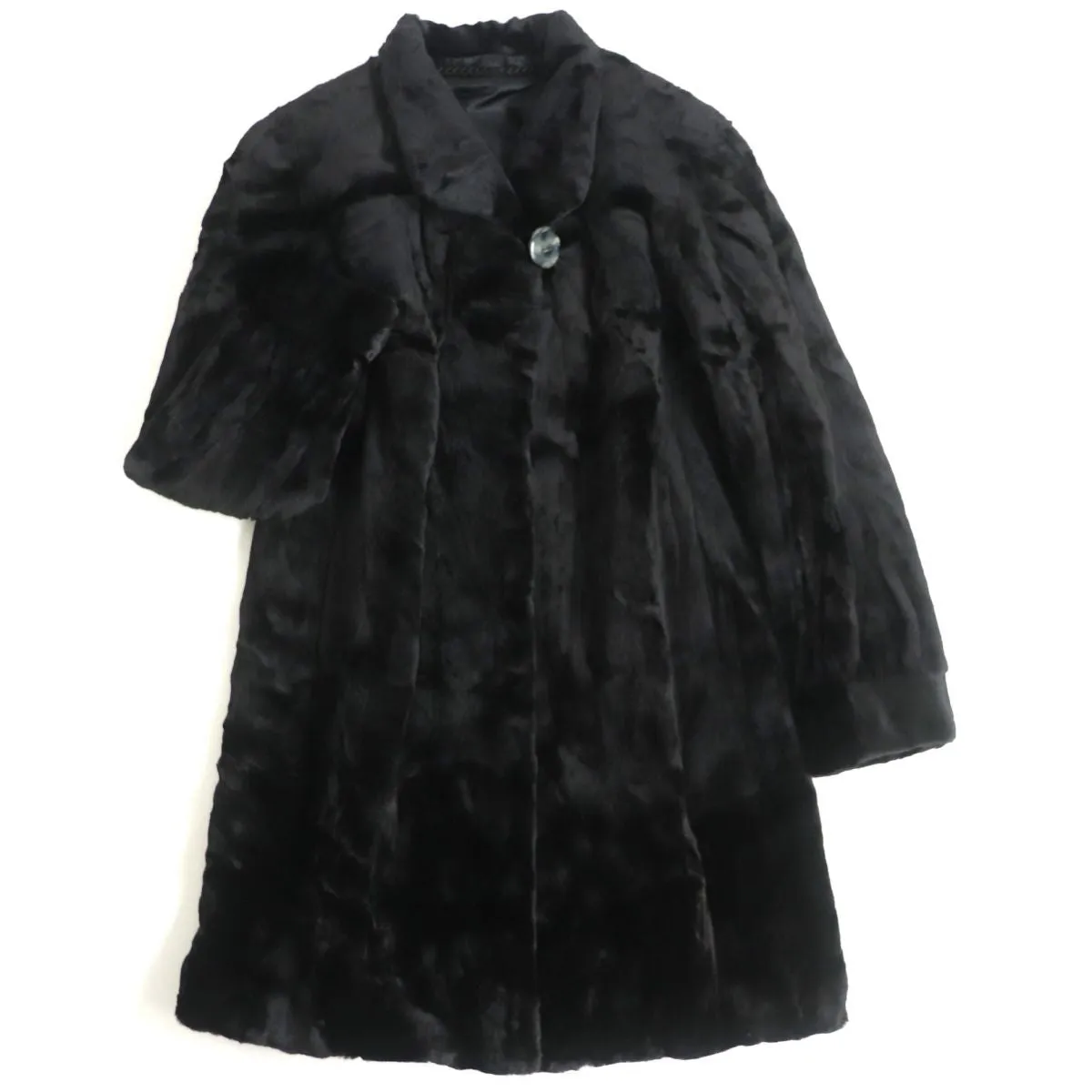 American Ultra Mink Real Fur Long Coat