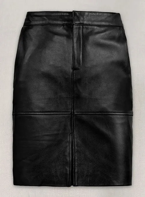 ANJELA JOHNSON LEATHER SKIRT