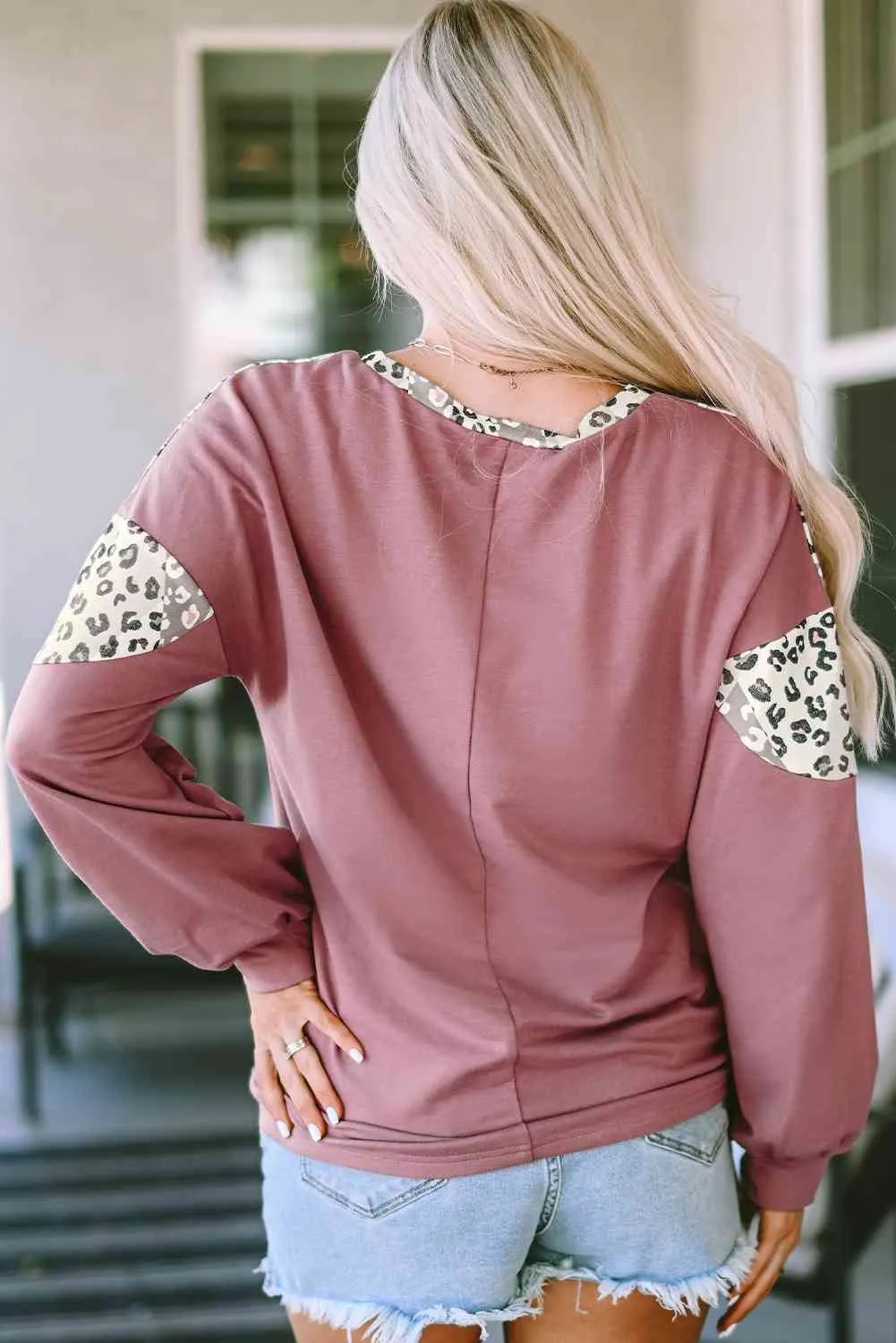 *APP EXCLUSIVE* Leopard Colorblock T-Shirt
