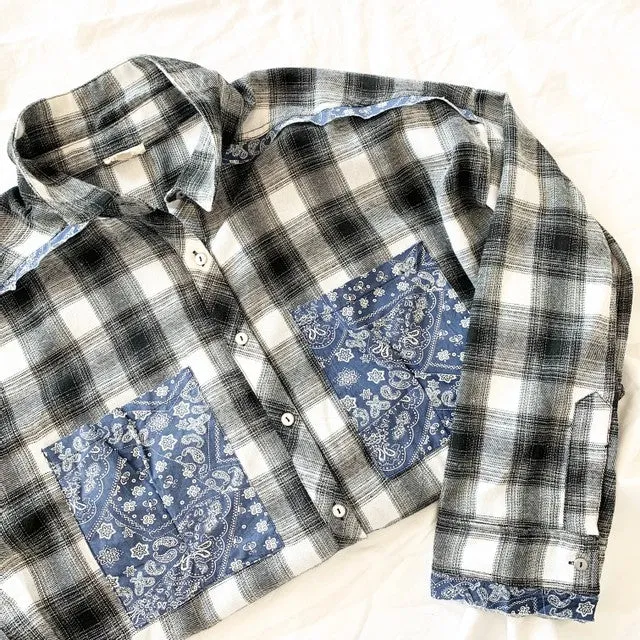 Bandana Flannel Shirt