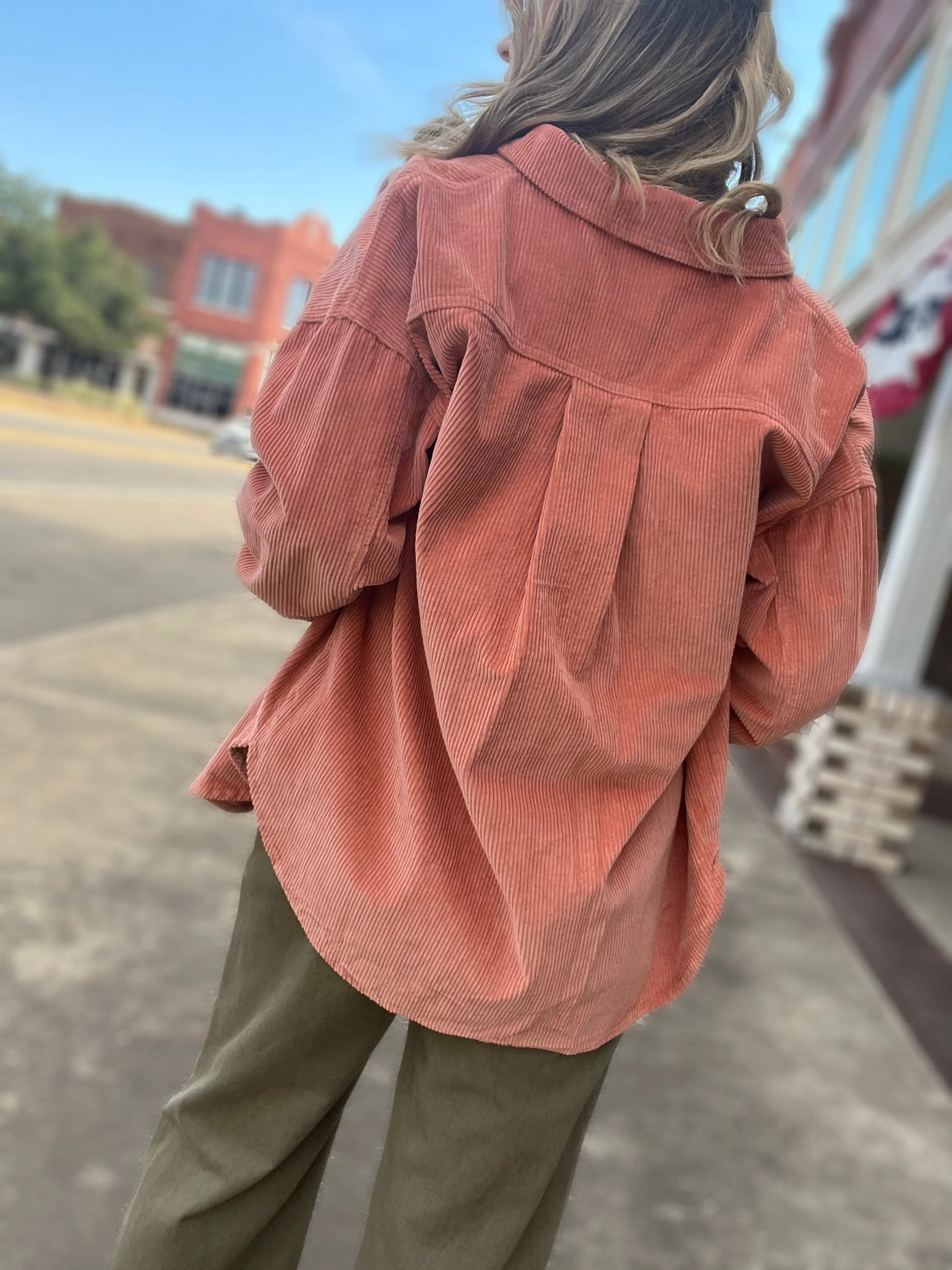 Basically Perfect Corduroy Shacket