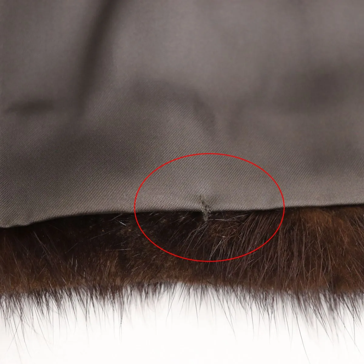 Best Angle Mink Real Fur Coat Brown