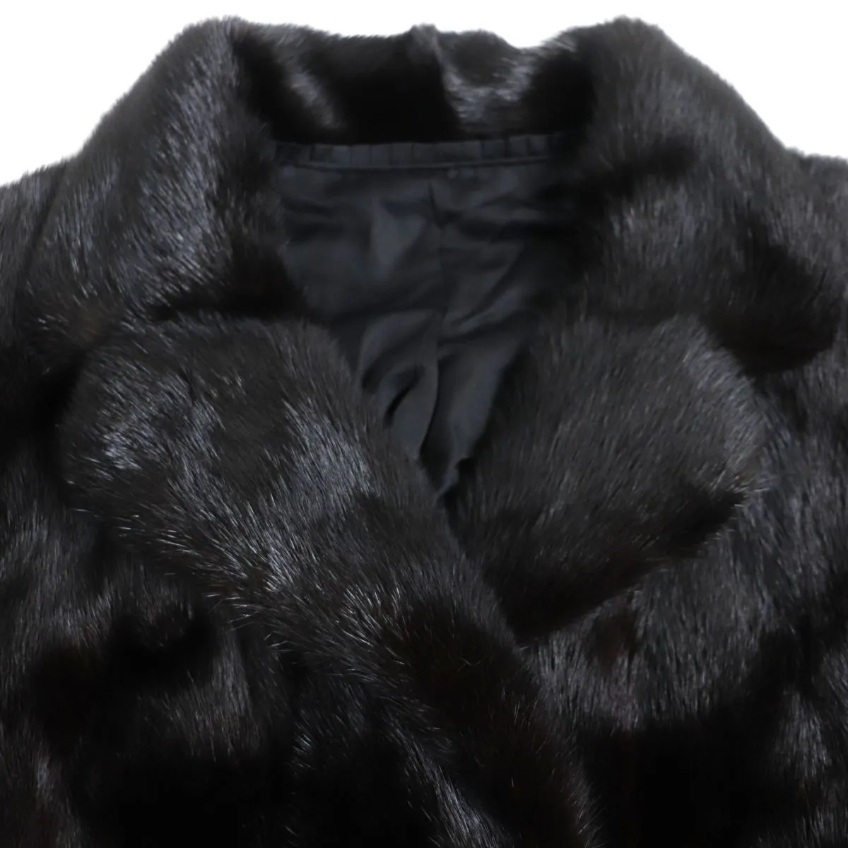 Black Jewel MINK Fur Coat, Dark Brown