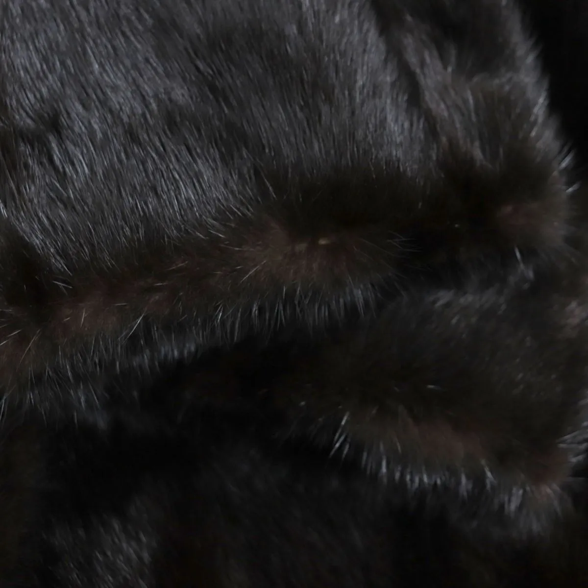 Black Jewel MINK Fur Coat, Dark Brown