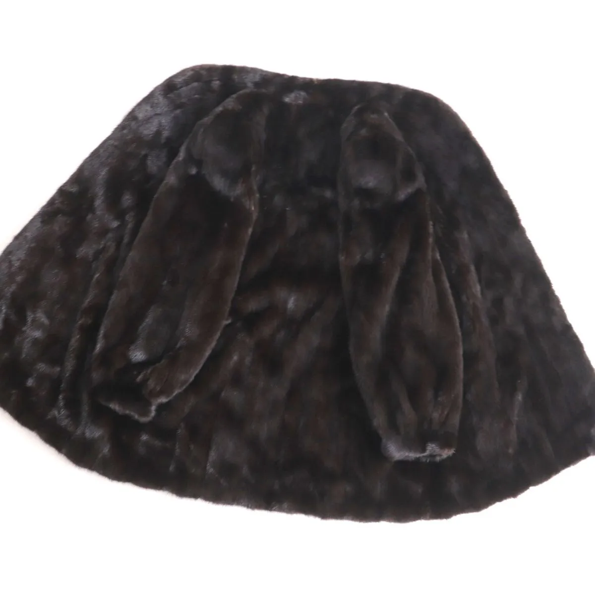 BLACKGLAMA MITSUKOSHI Mink Fur Coat, Dark Brown
