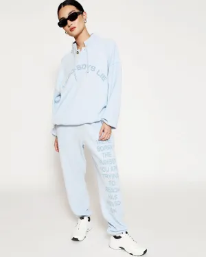BLUE 1-800 REUNION SWEATPANTS