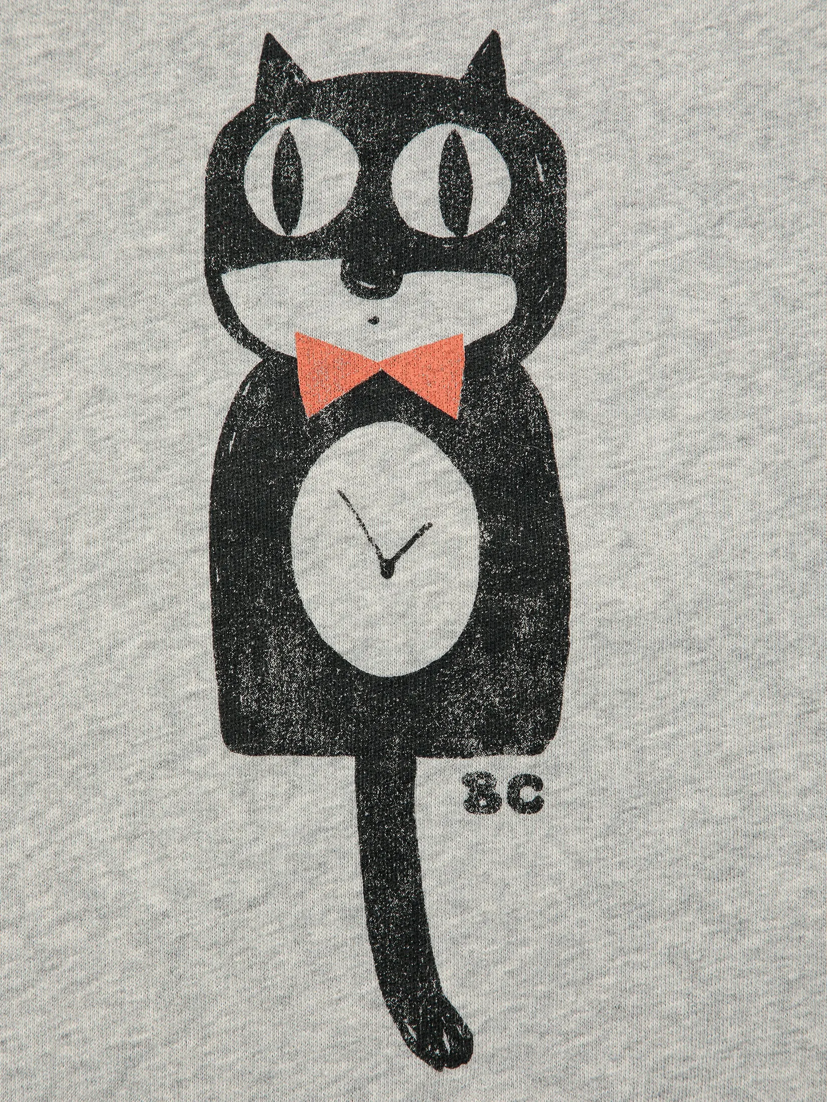 Bobo Choses Cat O'Clock Sweatshirt - Grey