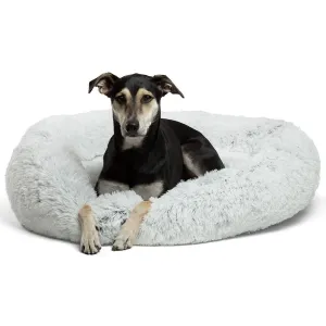 Calming Shag Vegan Fur Donut Cuddler -  36"x36"