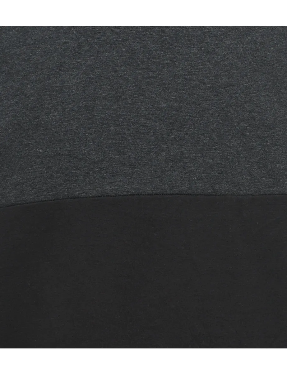 Calvin Klein Black & Grey Contrast Plain Sweatshirt - M