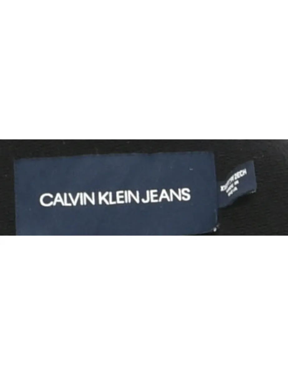 Calvin Klein Printed Navy Sweatshirt - XS