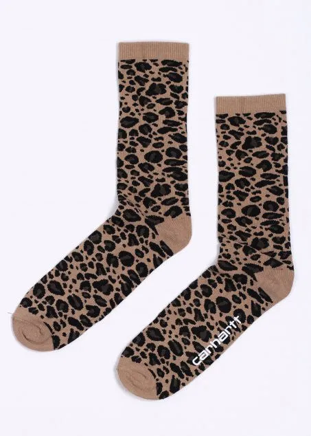 CARHARTT WIP GILBERT SOCKS LEOPARD