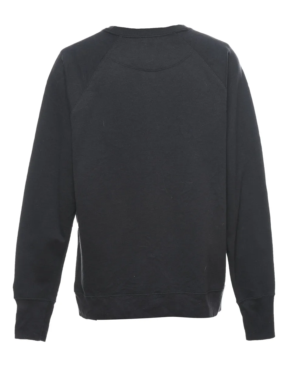 Champion Printed Black Sweatshirt - L
