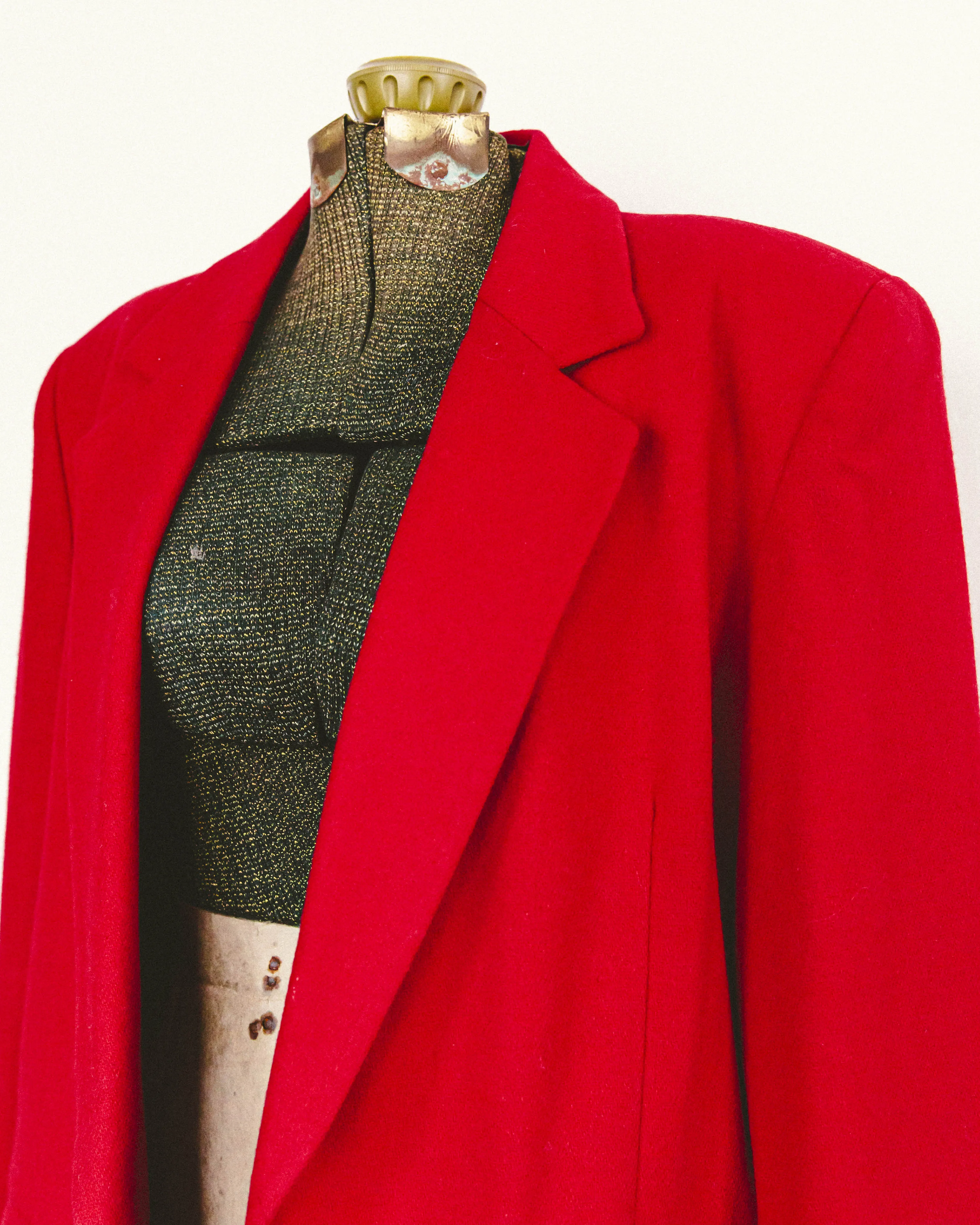 Cherry Wool Blazer