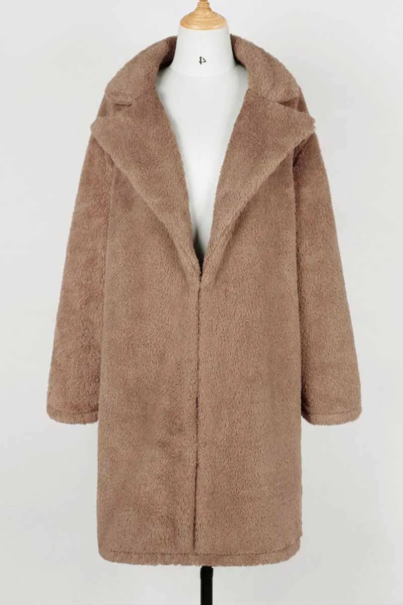 Chicindress Lapel Cardigan Long Winter Coat(3 Colors)