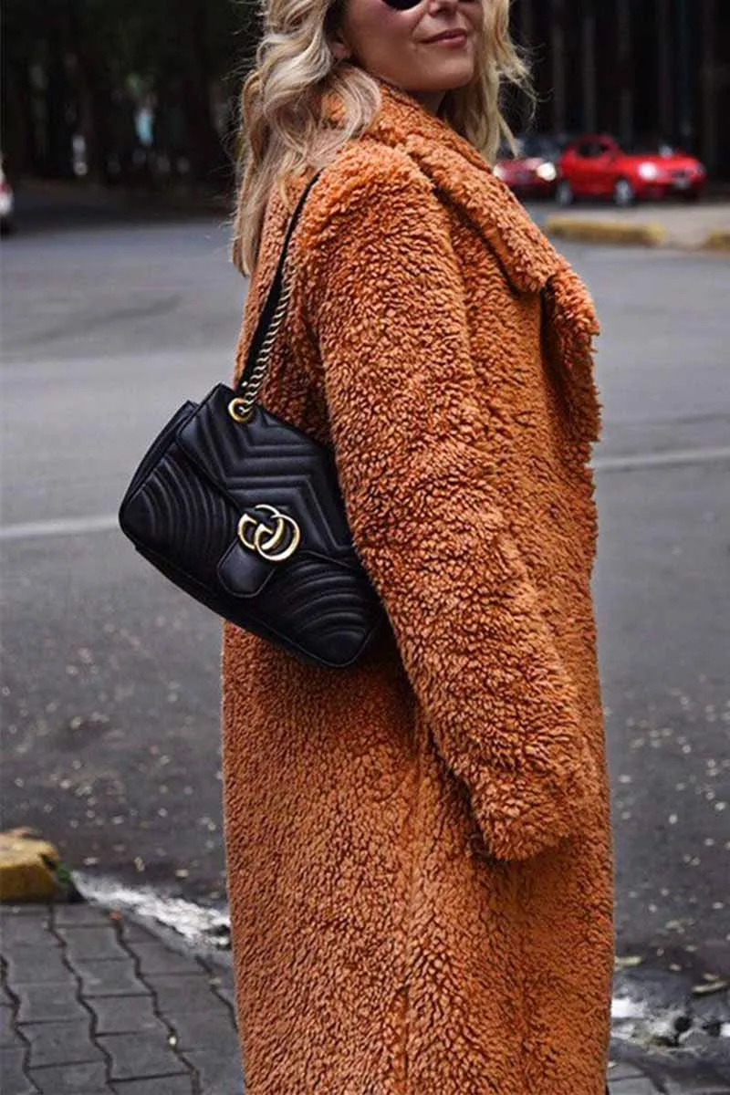 Chicindress Lapel Cardigan Long Winter Coat(3 Colors)