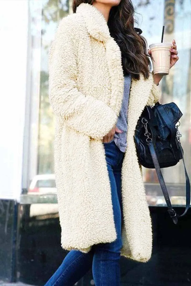 Chicindress Lapel Cardigan Long Winter Coat(3 Colors)