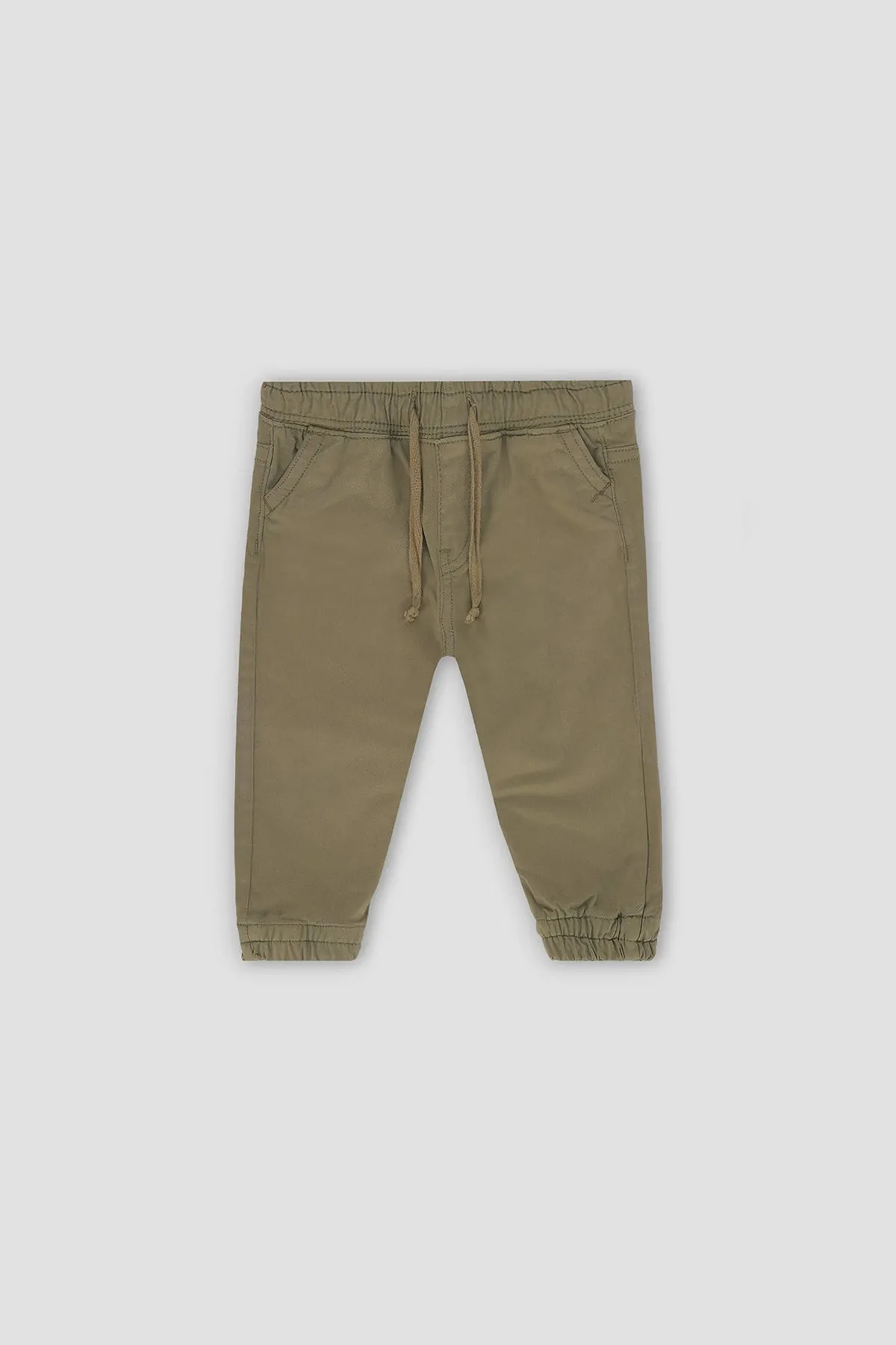 Chino Jogger Pant For Baby Boy - Khaki