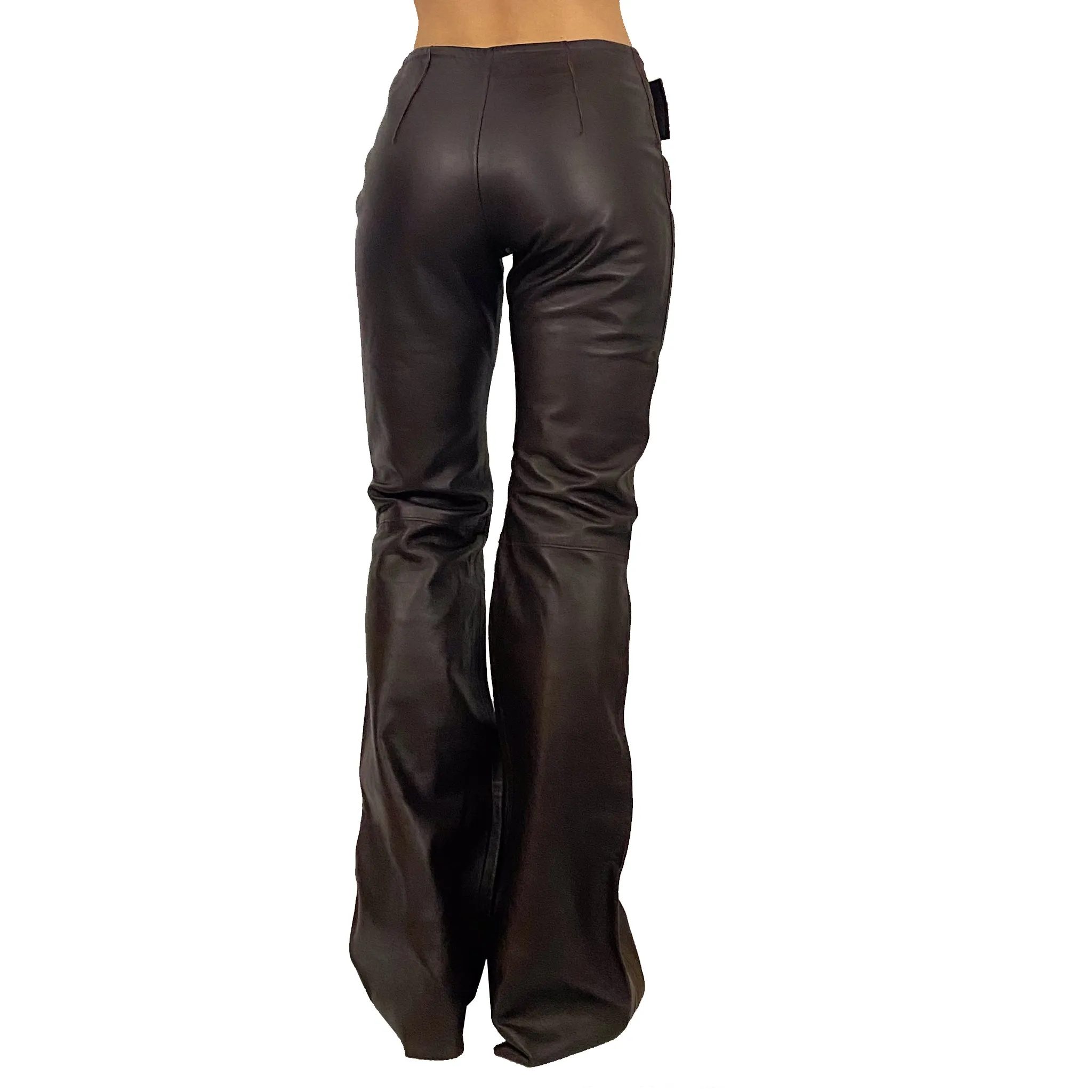 Chocolate Leather Pants (M)
