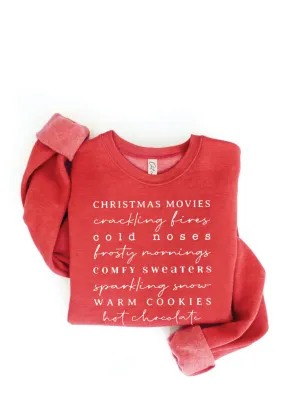 Christmas Words Sweatshirt