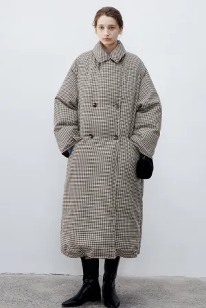 CLASSIC PLAID DOWN COAT / クラシカルチェックダウンコート