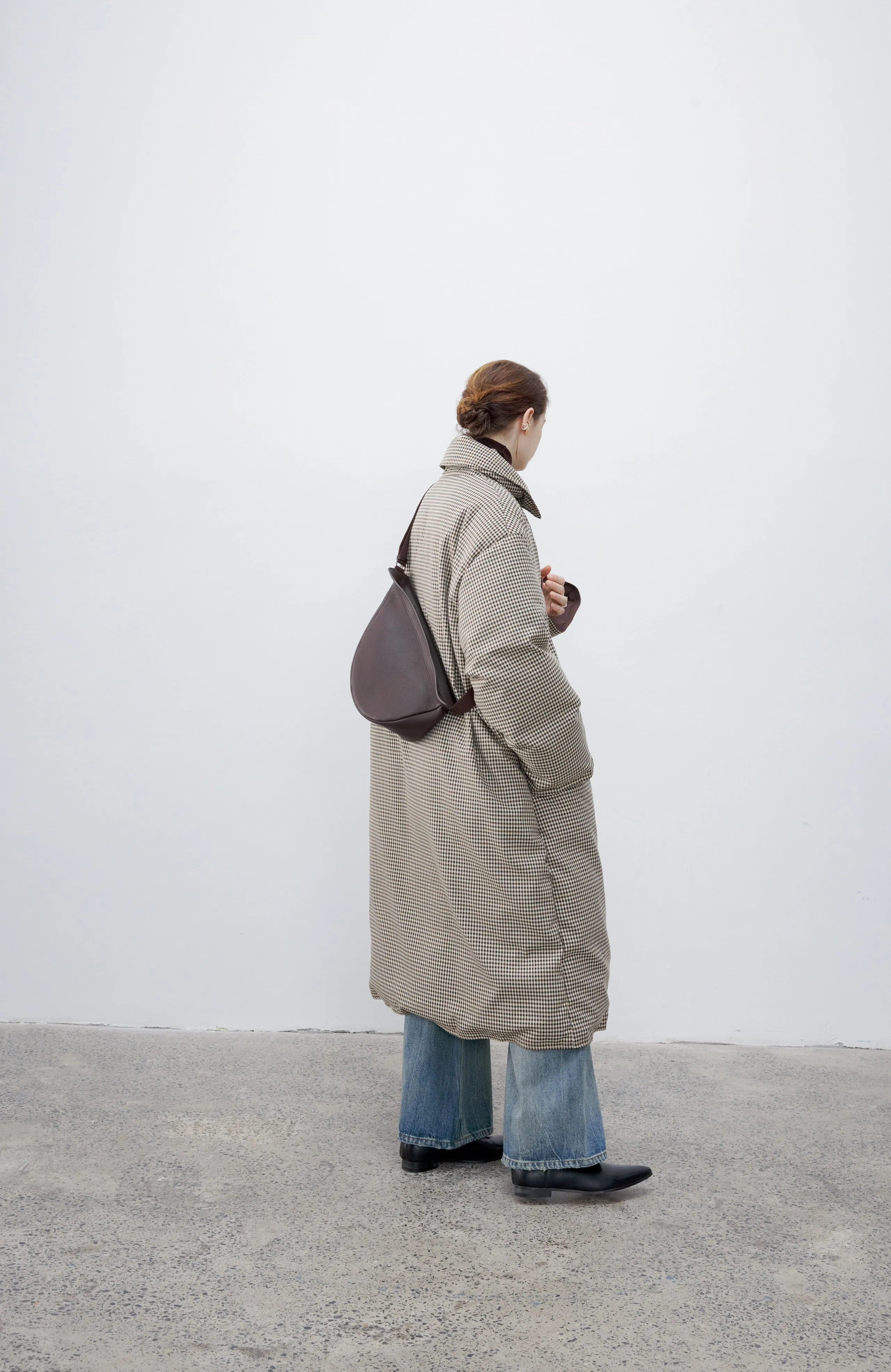 CLASSIC PLAID DOWN COAT / クラシカルチェックダウンコート