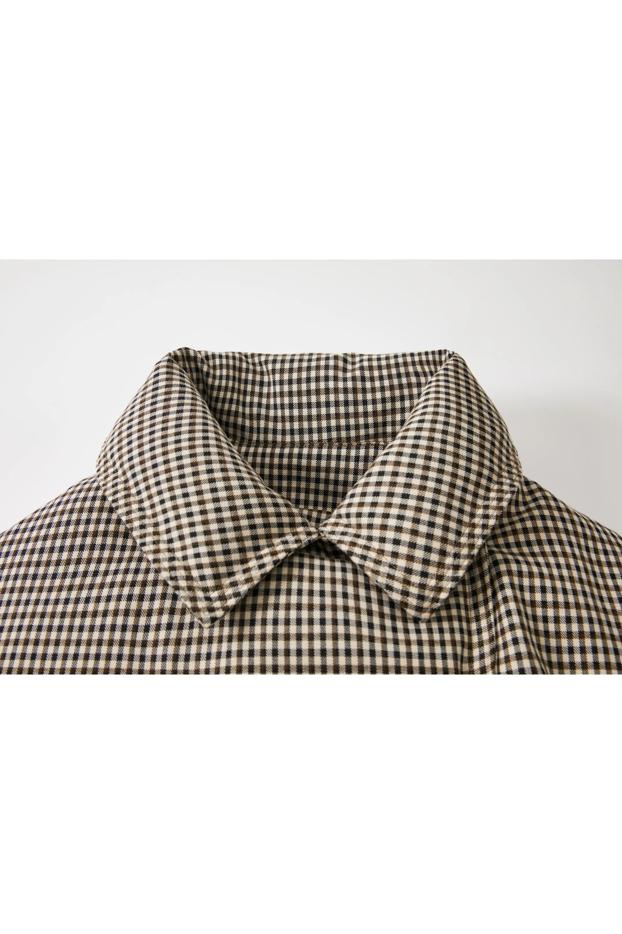 CLASSIC PLAID DOWN COAT / クラシカルチェックダウンコート