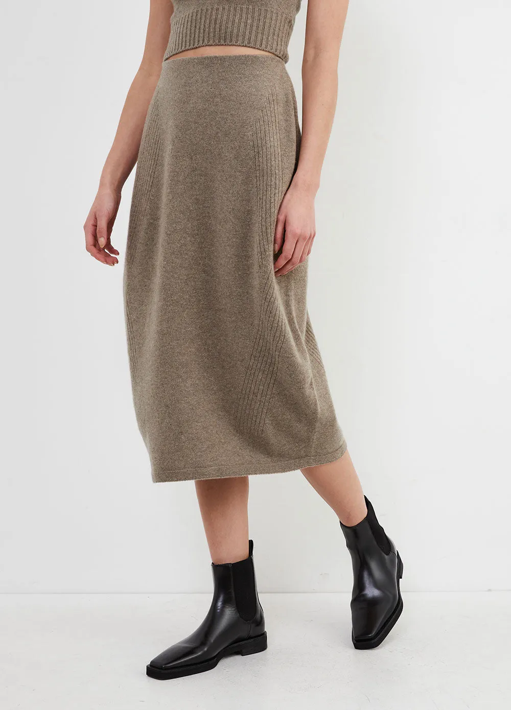 Cocoon Knitted Skirt