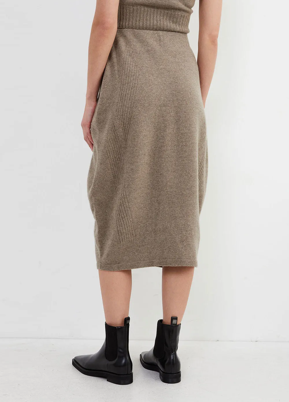 Cocoon Knitted Skirt