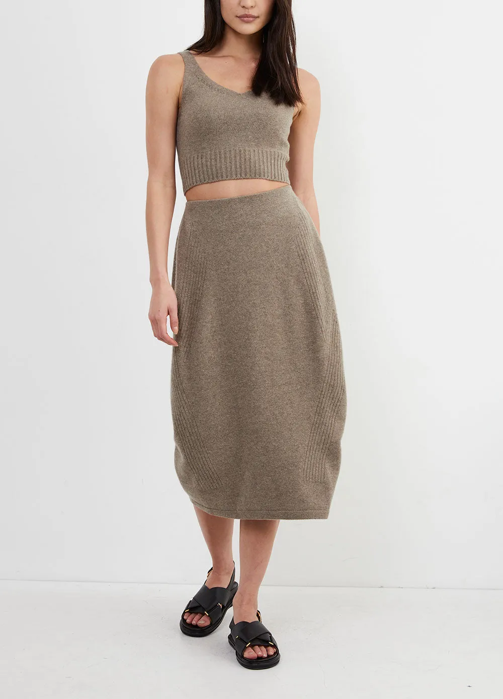 Cocoon Knitted Skirt