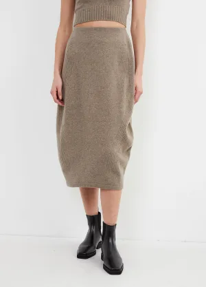 Cocoon Knitted Skirt