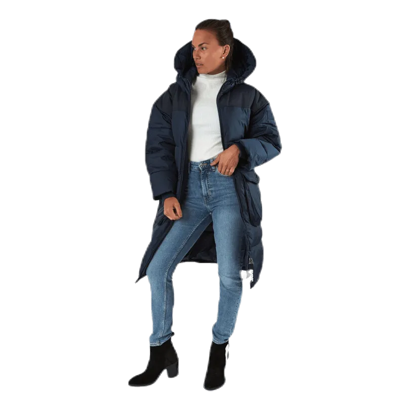 Comfy Puffer Coat Blue