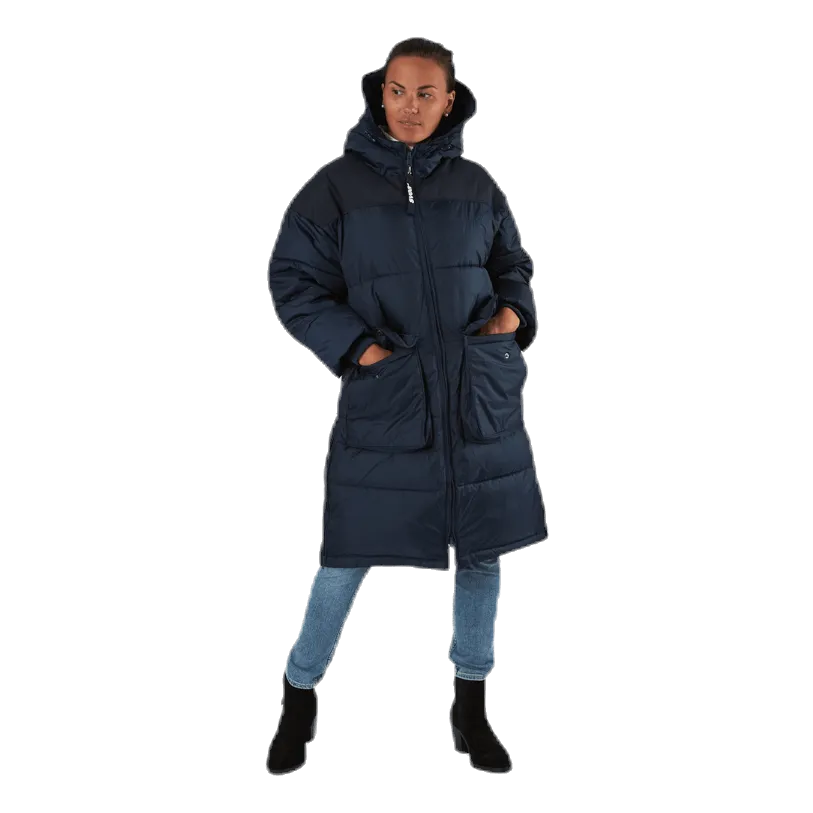 Comfy Puffer Coat Blue