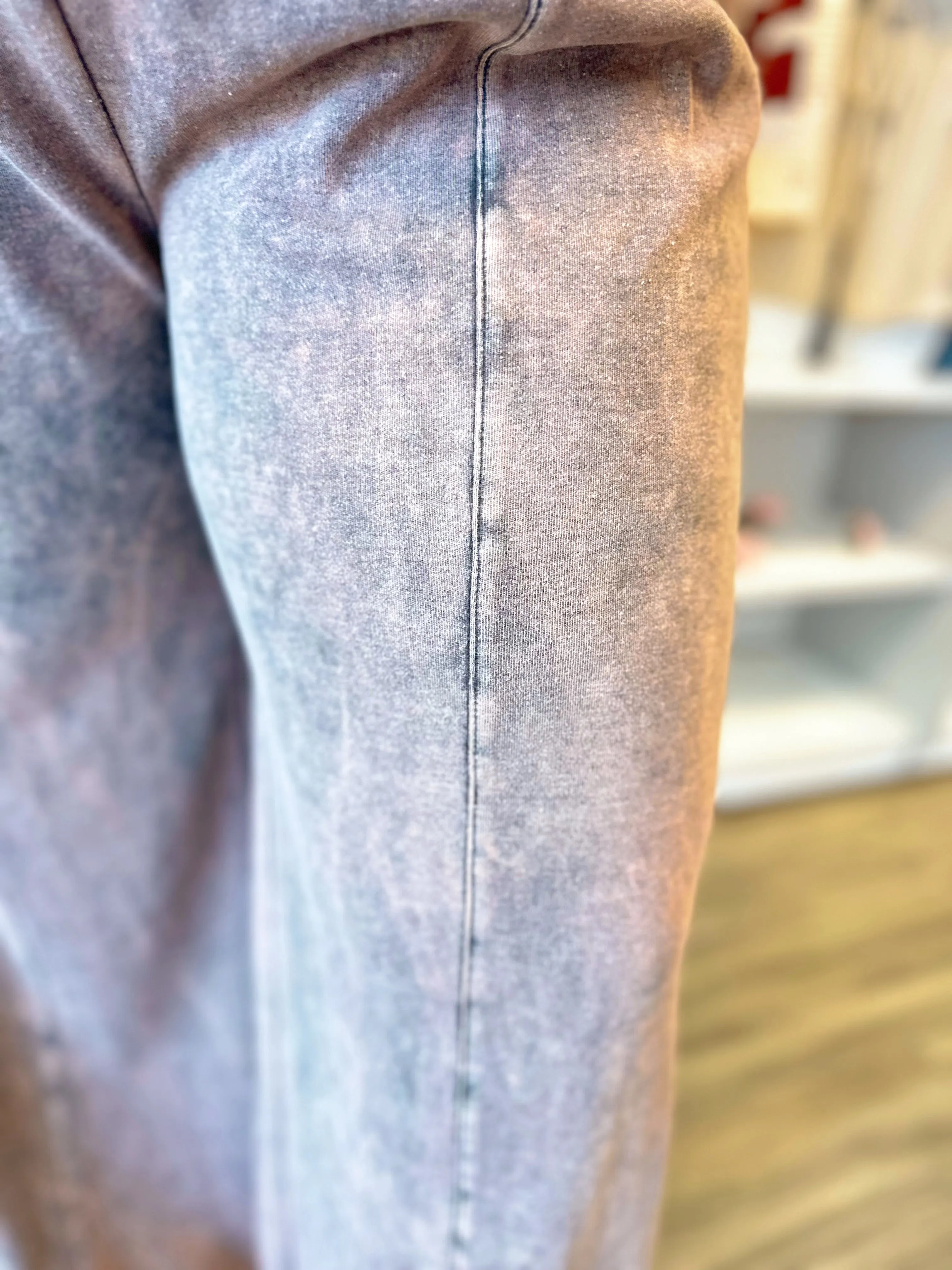 Cool Girl Acid Wash Wide Leg Pants