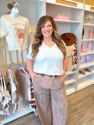 Cool Girl Acid Wash Wide Leg Pants
