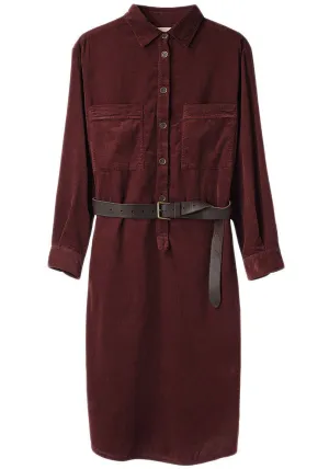 Corduroy Shirt-Dress