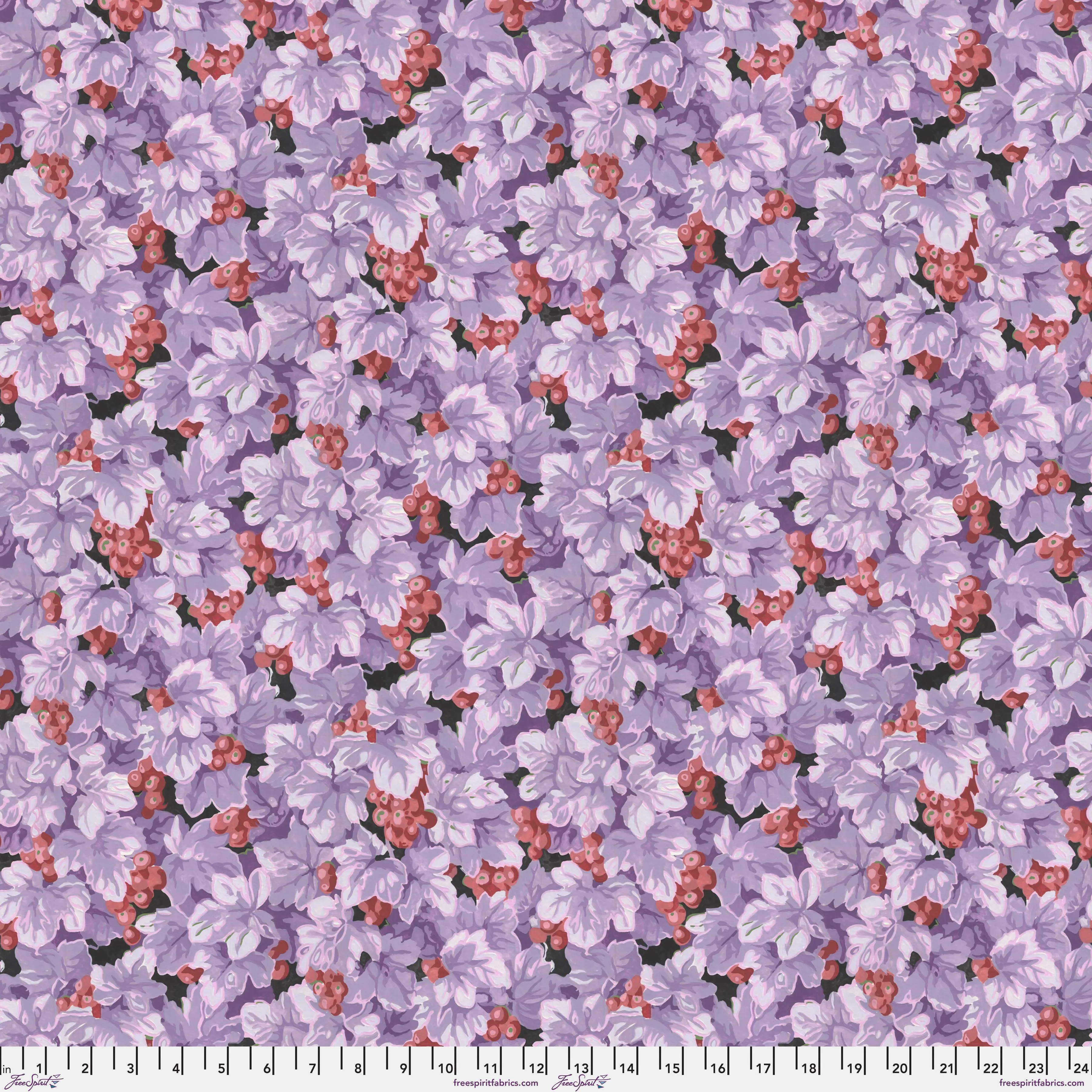 COTTAGE GARDEN  Grape Vine PURPLE PWSL133 by Philip Jacobs SNOW LEOPARD) Priced per 25cm