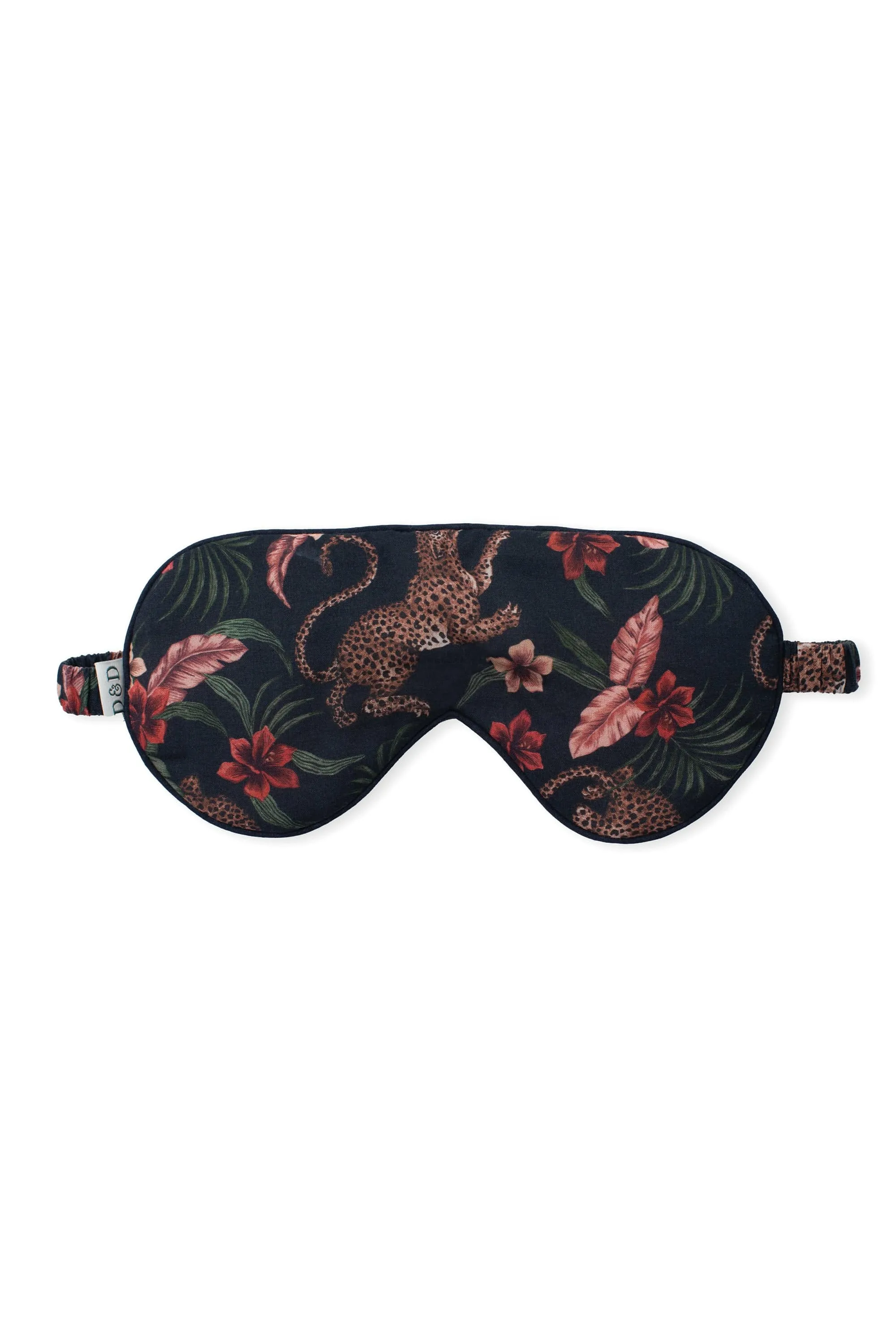 Cotton Luxe Eye Mask Soleia Leopard Print Multi
