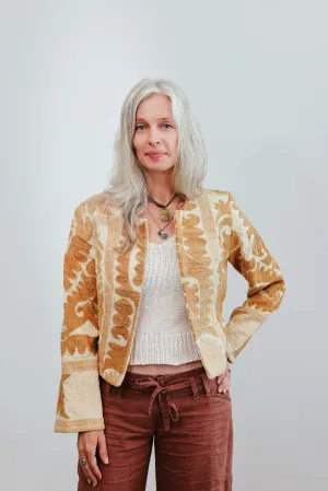 Cropped Suzani Jacket - 1