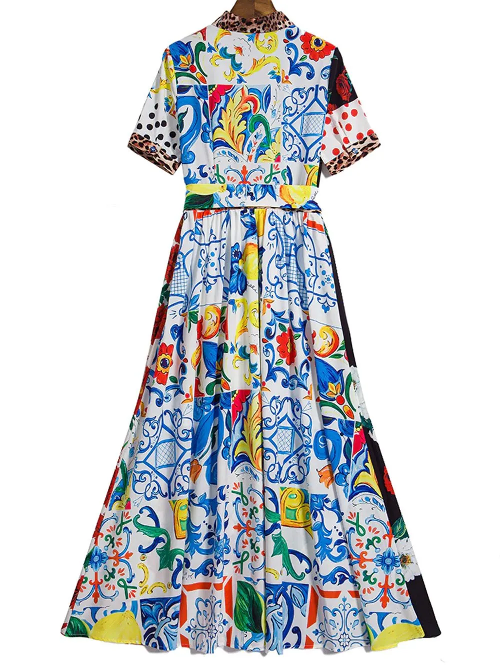 DELLE Printed Maxi Dress
